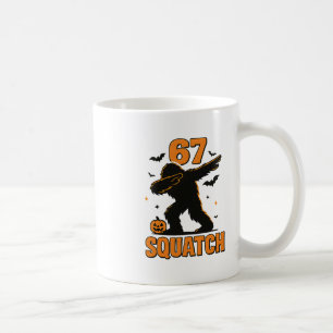 67 Halloween Bigfoot Sechs Sieben Sasquatch Brainr Kaffeetasse