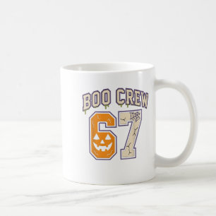 67 Halloween Boo Crew Sports Jersey Brainrot Meme Kaffeetasse