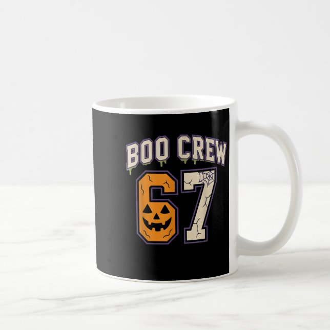 67 Halloween Boo Crew Srts Jersey Brainrot Meme Se Kaffeetasse (Rechts)