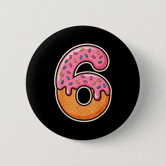 67 Halloween Costume Duo Matching Number 6 And 7 I Button (Vorderseite)