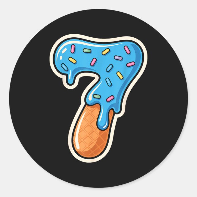 67 Halloween Costume Duo Matching Number 6 And 7 I Runder Aufkleber (Vorderseite)