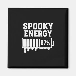 67 Halloween Grusel Energie Brainrot Meme Sechs Si Magnet