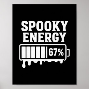 67 Halloween Gruselige Energie Brainrot Meme Sechs Poster