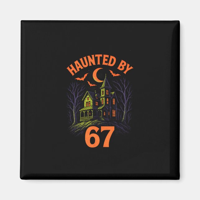 67 Halloween-Kostüm Brainrot Lehrer 6-7 Meme Sechs Magnet (Vorne)