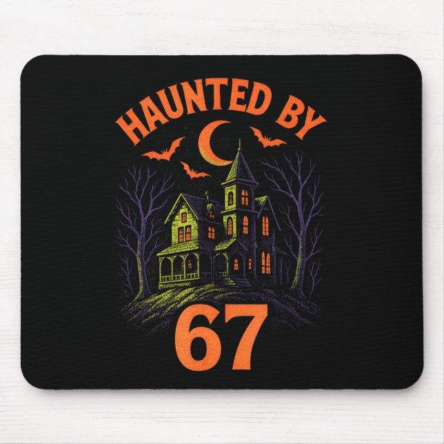 67 Halloween Kostüm Brainrot Lehrer 6-7 Meme Six Mousepad (Vorne)