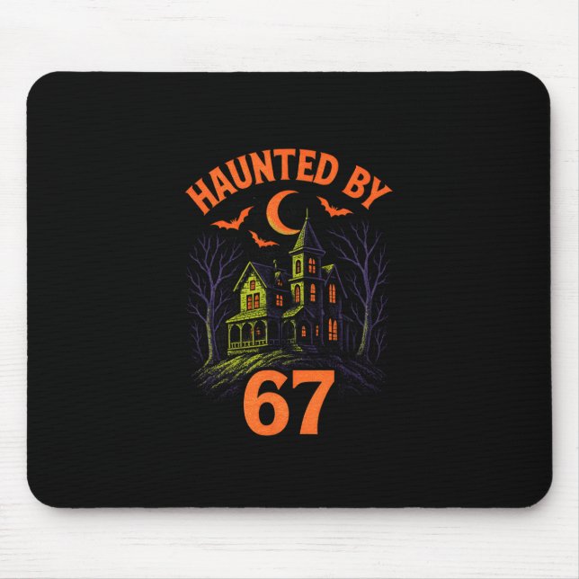 67 Halloween Kostüm Brainrot Lehrer 6-7 Meme Six Mousepad (Vorne)