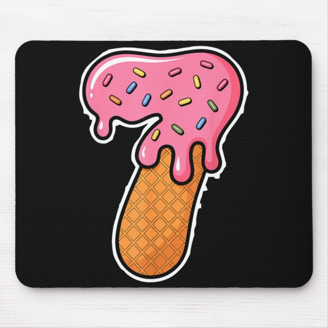 67 Halloween-Kostüm-Duo passend Nummer 6 und 7 Ich Mousepad (Vorne)