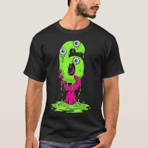 67 Halloween-Kostüm lustige Zahl 6 Sechs Meme für T-Shirt