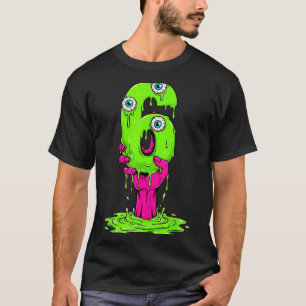 67 Halloween-Kostüm lustige Zahl 6 Sechs Meme für T-Shirt