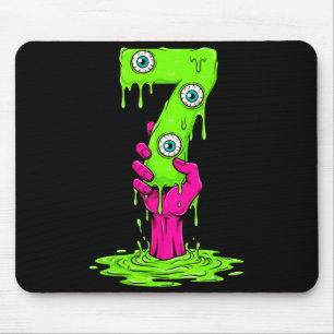 67 Halloween-Kostüm Lustige Zahl 7 Sieben Meme Für Mousepad
