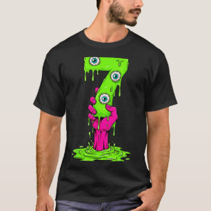 67 Halloween-Kostüm lustige Zahl 7 Sieben Meme für T-Shirt