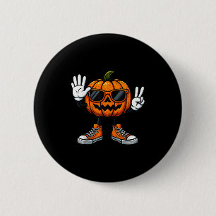 67 Halloween-Kürbis lustiger Brainrot-Meme Kinder Button