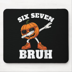 67 Halloween Lustiger Sechs Sieben Bruh Meme Brain Mousepad