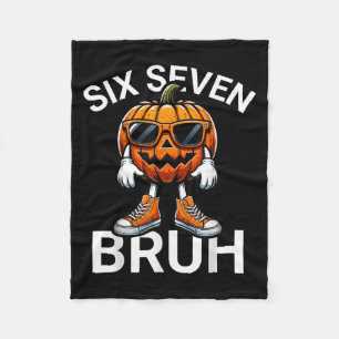 67 Halloween Lustiger Sechs Sieben Meme Brainrot K Fleecedecke