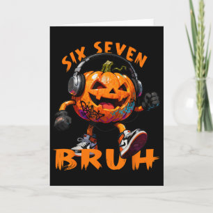 67 Halloween Lustiger Sechs Sieben Meme Brainrot K Karte