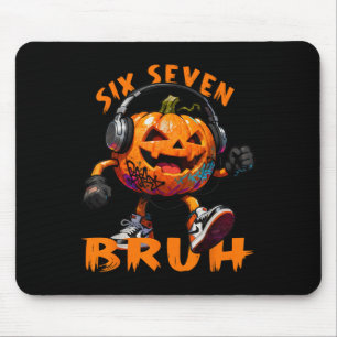 67 Halloween Lustiger Sechs Sieben Meme Brainrot K Mousepad