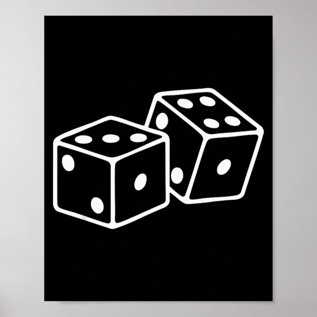 67 Halloween Matching Group Costume Six Seven Dice Poster (Vorne)