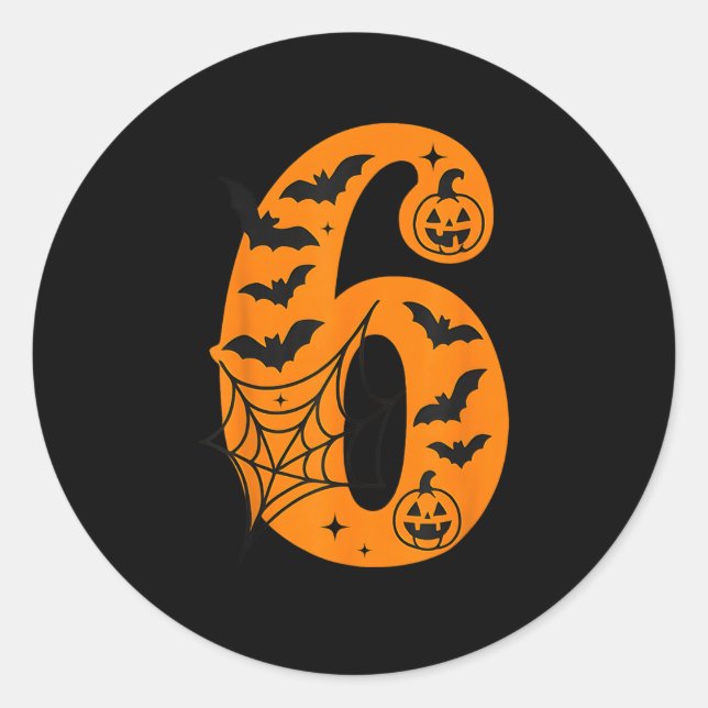 67 Halloween Matching Twin Boys Girls Brothers Sis Runder Aufkleber (Vorderseite)