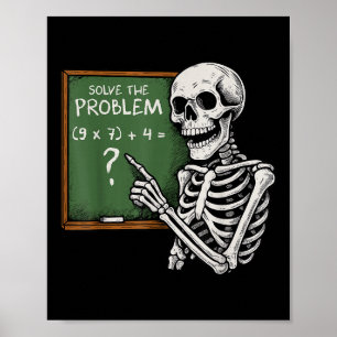 67 Halloween Mathe Lustig Six Seven Meme Brainrot  Poster