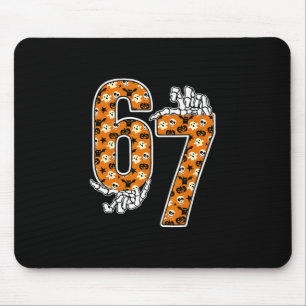 67 Halloween Meme 6 7 Zahlen Sechs Sieben Lustig K Mousepad