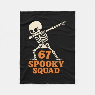 67 Halloween-Meme 6 7 Zahlen Sechs Sieben Lustige Fleecedecke