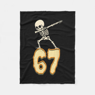 67 Halloween-Meme 6 7 Zahlen Sechs Sieben Lustige Fleecedecke