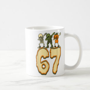 67 Halloween Meme 6 7 Zahlen Sechs Sieben Lustige Kaffeetasse