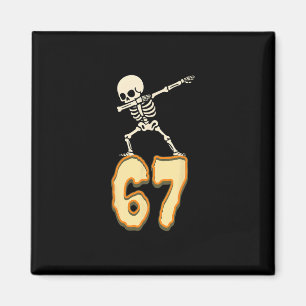 67 Halloween Meme 6 7 Zahlen Sechs Sieben Lustige  Magnet