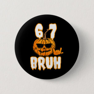 67 Halloween-Meme-Gehirn-Fäulnis-Kostüm Kinder 6-7 Button