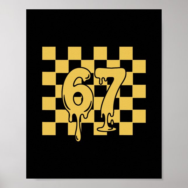 67 Halloween Meme  Poster (Vorne)