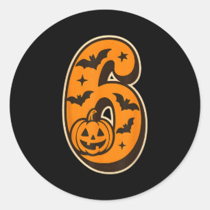 67 Halloween passende Zwillingsjungen Mädchen Brüd Runder Aufkleber