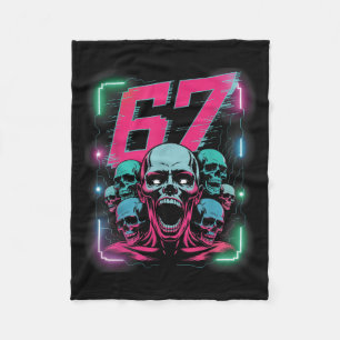 67 Halloween Scp Horror Gesicht Y Kostüm Shirt Hor Fleecedecke
