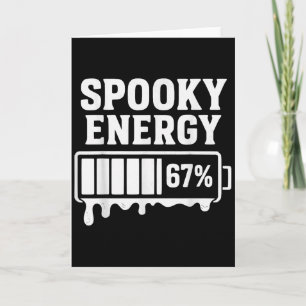 67 Halloween Soky Energy Brainrot Meme Sechs Siebe Karte