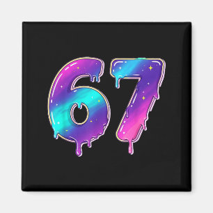 67 Hemd, 67 Meme Baseball Lifestyle 101 Bekleidung Magnet