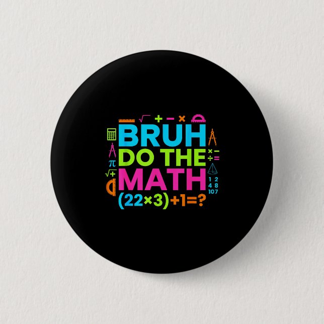 67 Hemd Six Seven Meme 6-7 Jungen Mädchen Bruh D Button (Vorderseite)