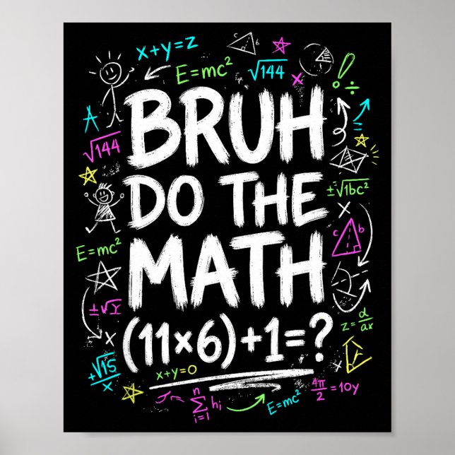 67 Hemd Six Seven Meme 6-7 Jungen Mädchen Bruh D Poster (Vorne)