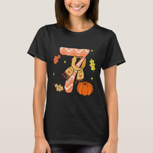 67 Herbst Herbst-Kürbis-Meme Lustig Sechs Sieben T-Shirt