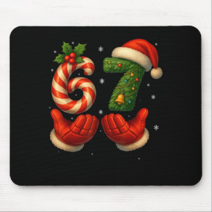 67 Hockey Hands Lustiger Weihnachts-Meme Santa  Mousepad