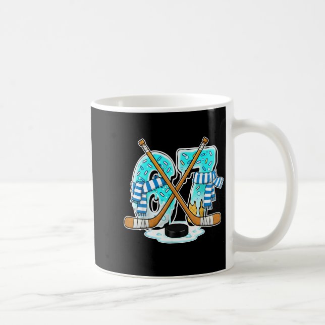 67 Ice Cream Drip Hockey Gen Alpha Slang Six Seven Kaffeetasse (Rechts)