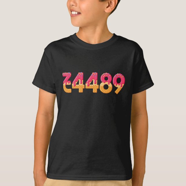 67 Ice Cream Drip Meme Square Root 4489 Slang Math T-Shirt (Vorderseite)