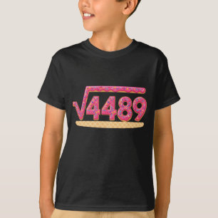 67 Ice Cream Tropfen Meme Square Root 4489 Slang M T-Shirt