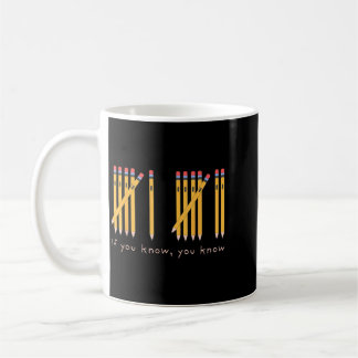 67 If Know Know Strichliste Bleistifte Six Seven M Kaffeetasse