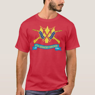 67. Infanterie Brigade w Br DUI Ribbon X T-Shirt