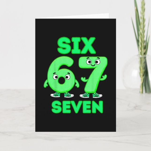 67 Italienischer Brainrot Lustiger Italienischer B Karte (Vorderseite)