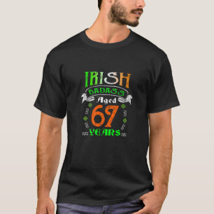 67 Jahre alt Irish Geburtstag Irland Flaggenpatron T-Shirt