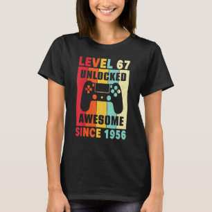 67 Jahre alt Phantastisch seit 1956 Frauen Männer T-Shirt