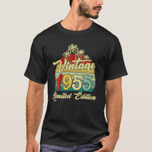 67 Jahre alt Vintag 1955 67. Geburtstagsparty Männ T-Shirt
