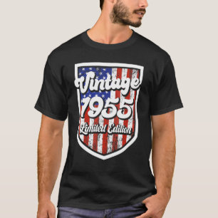 67 Jahre alt Vintage 1955 67. Geburtstag T-Shirt