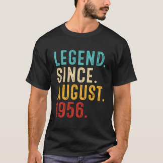 67 Jahre alte Legende seit August 1956 67. Geburts T-Shirt