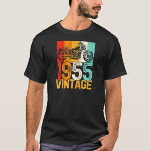 67 Jahre alte Retro-Motorrad-Vintage-1955 67. Bi T-Shirt